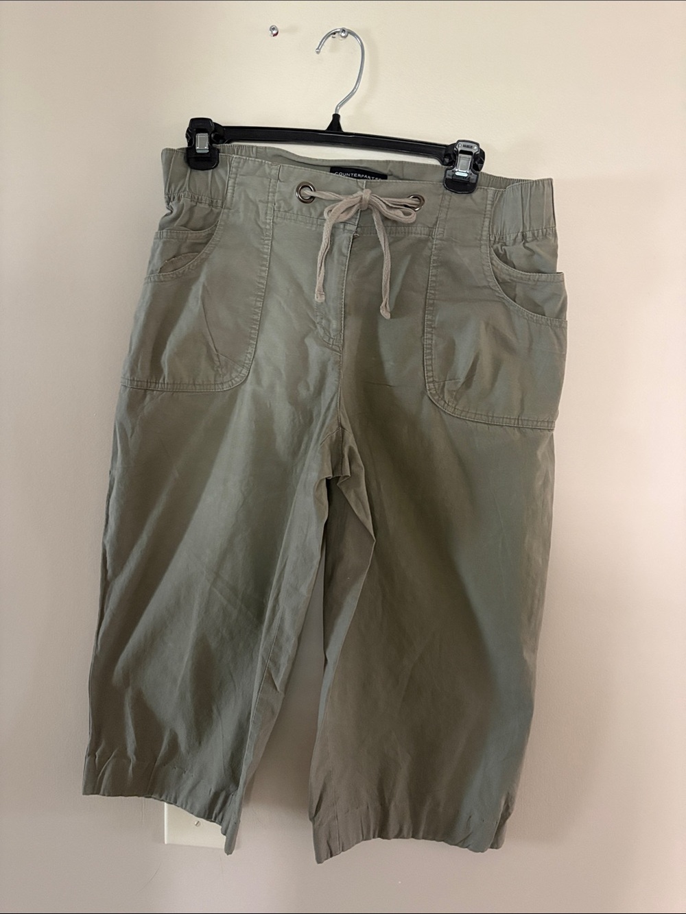 Counterparts Olive Green Capri Drawstring Pants
